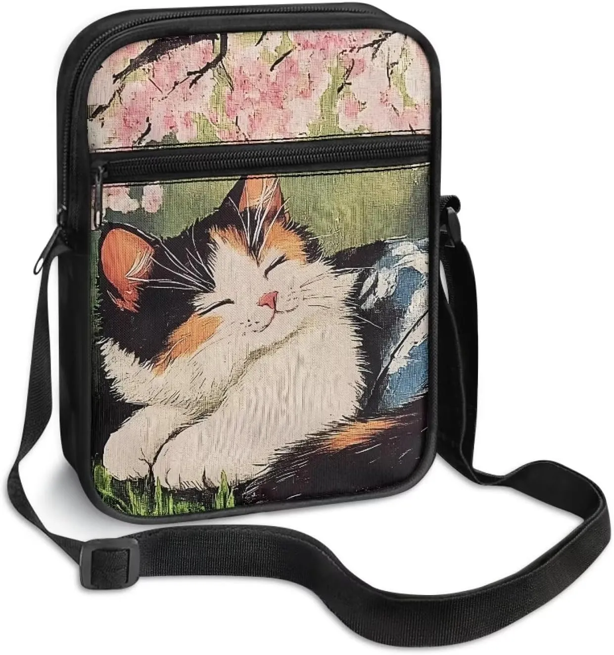 Small Messenger Bag for Men Women Wallet Purse Cell Phone Purse Shoulder Bag for Phone Passport