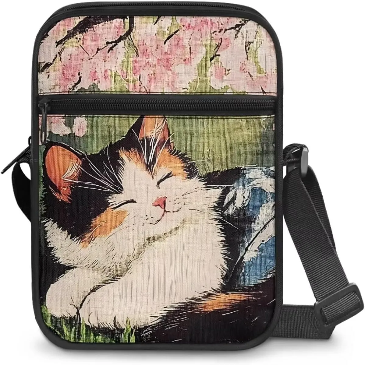 Small Messenger Bag for Men Women Wallet Purse Cell Phone Purse Shoulder Bag for Phone Passport