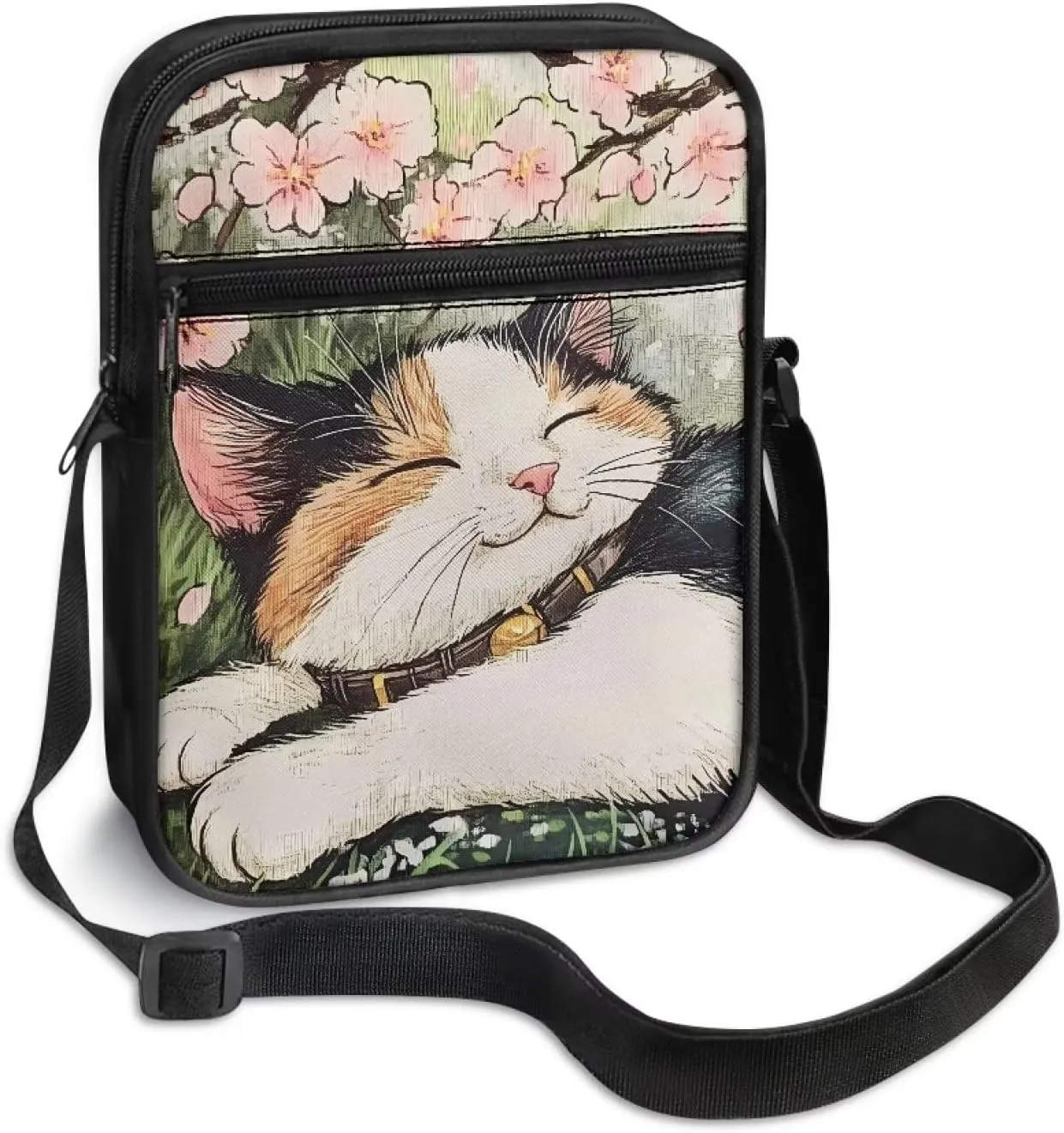 Small Messenger Bag for Men Women Wallet Purse Cell Phone Purse Shoulder Bag for Phone Passport