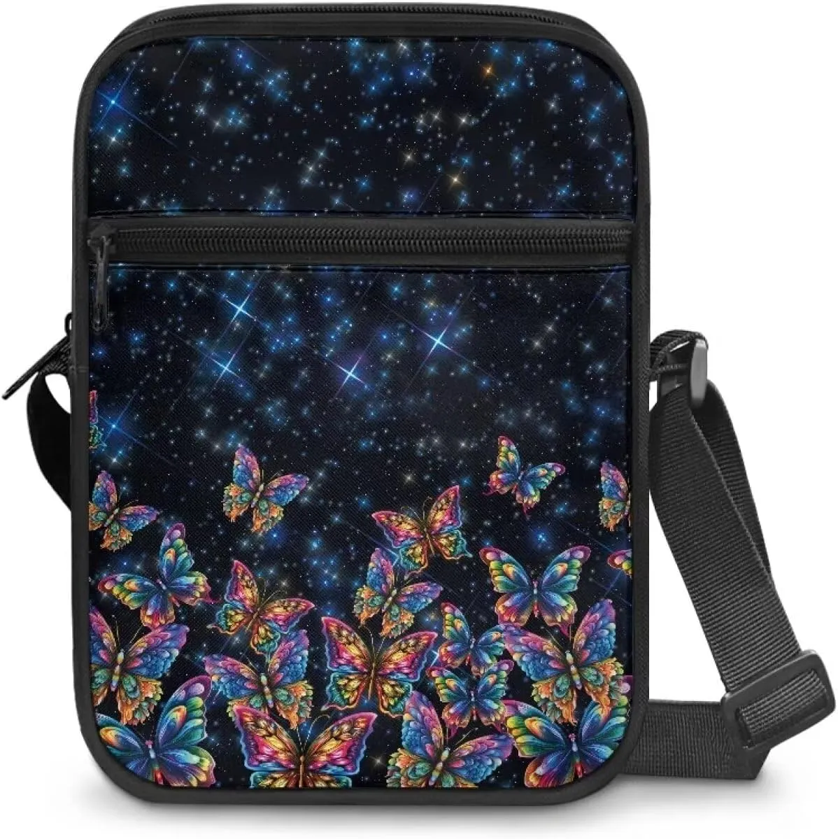 Small Messenger Bag for Men Women Wallet Purse Cell Phone Purse Unisex Shoulder Bag for Work Travel