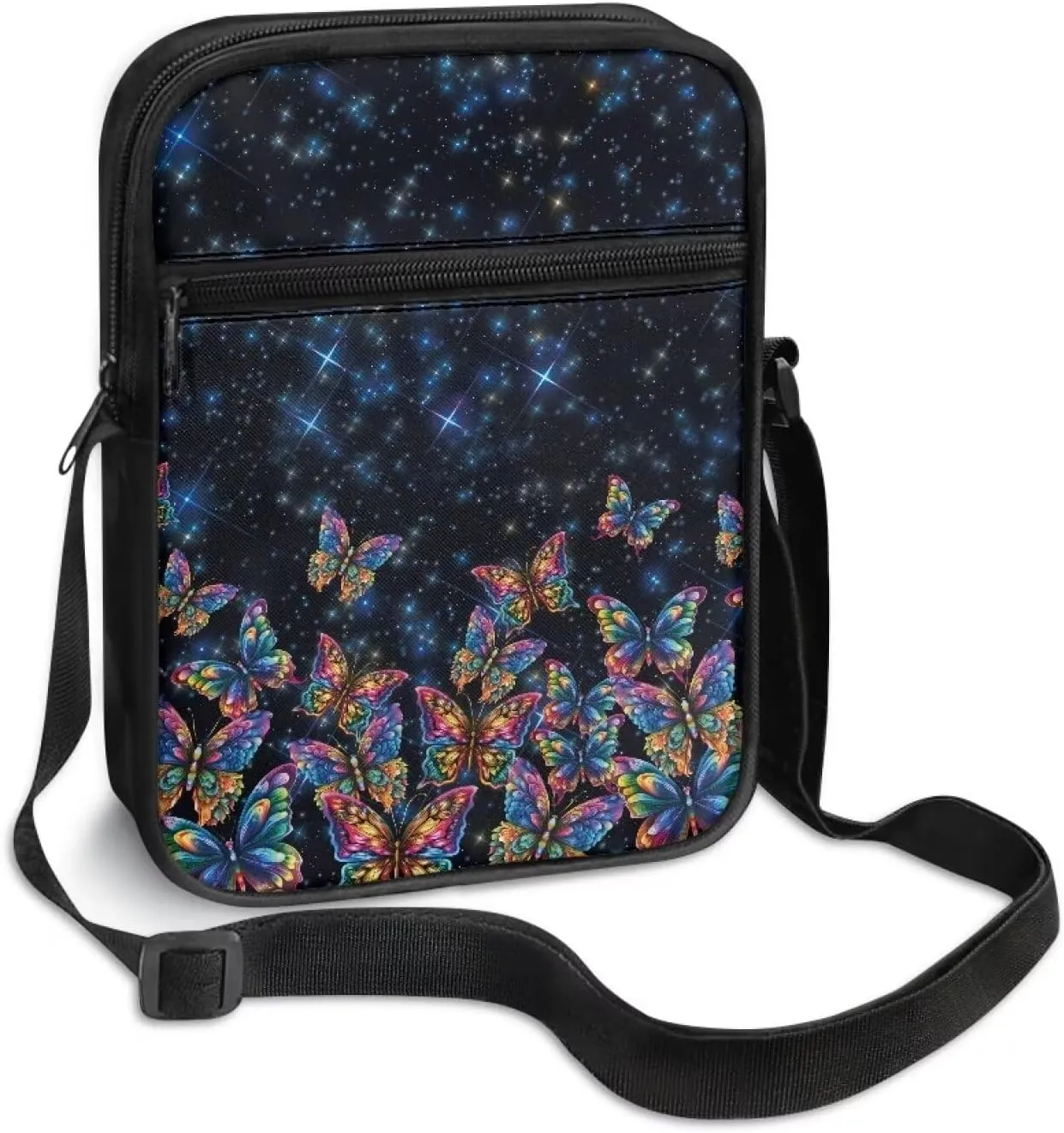 Small Messenger Bag for Men Women Wallet Purse Cell Phone Purse Unisex Shoulder Bag for Work Travel