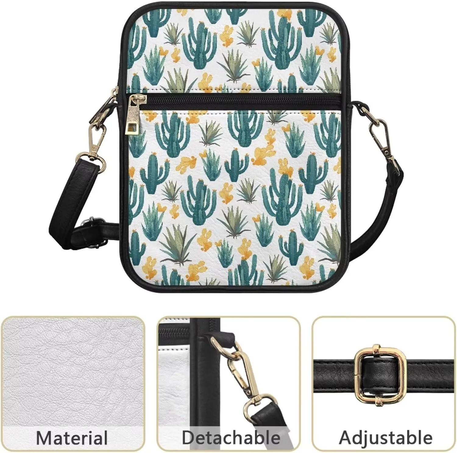 Small Messenger Bag for Women Work Lightweight Multipurpose Crossbody Shoulder Bag Travel Hiking Daypack
