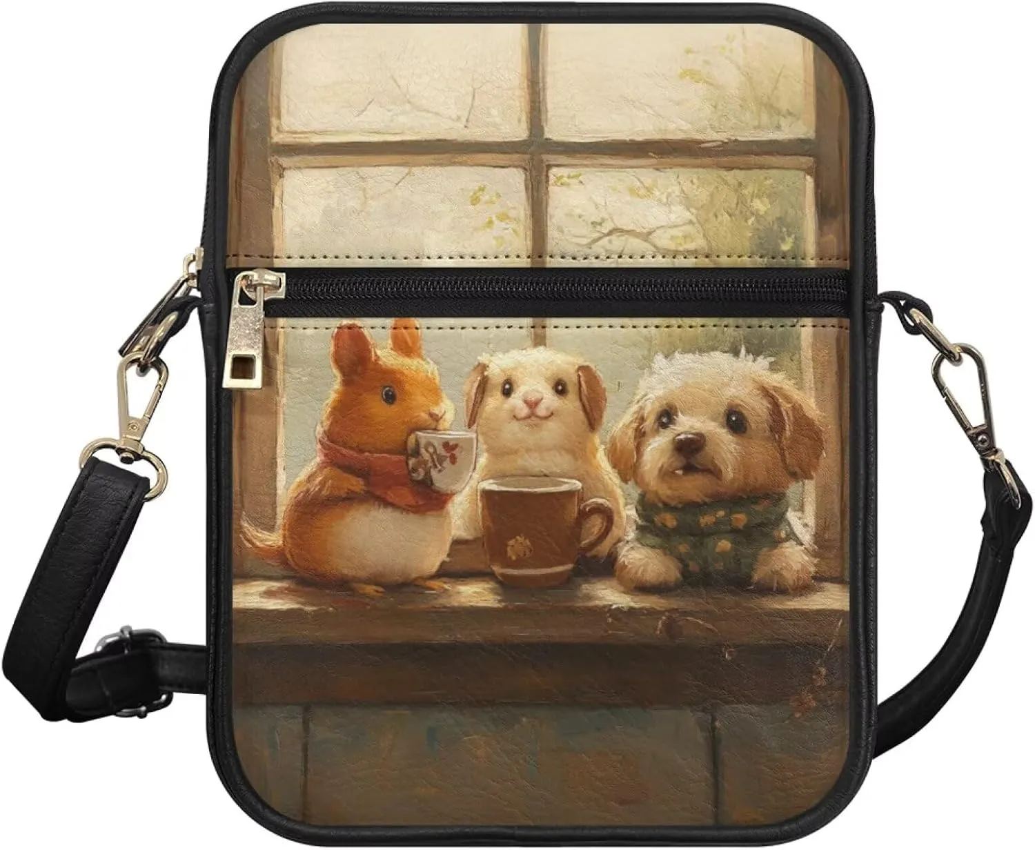 Small Messenger Bag Purse Lightweight Small Satchel Cell Phone Purses Travel Pouch Shoulder Bag for Women