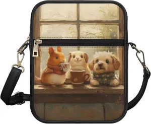 Small Messenger Bag Purse Lightweight Small Satchel Cell Phone Purses Travel Pouch Shoulder Bag for Women