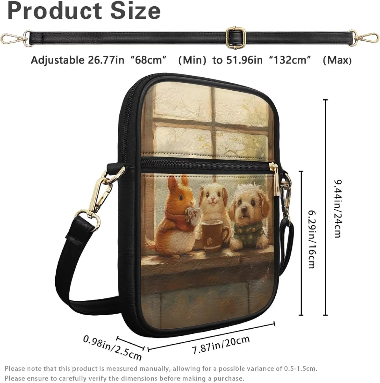 Small Messenger Bag Purse Lightweight Small Satchel Cell Phone Purses Travel Pouch Shoulder Bag for Women