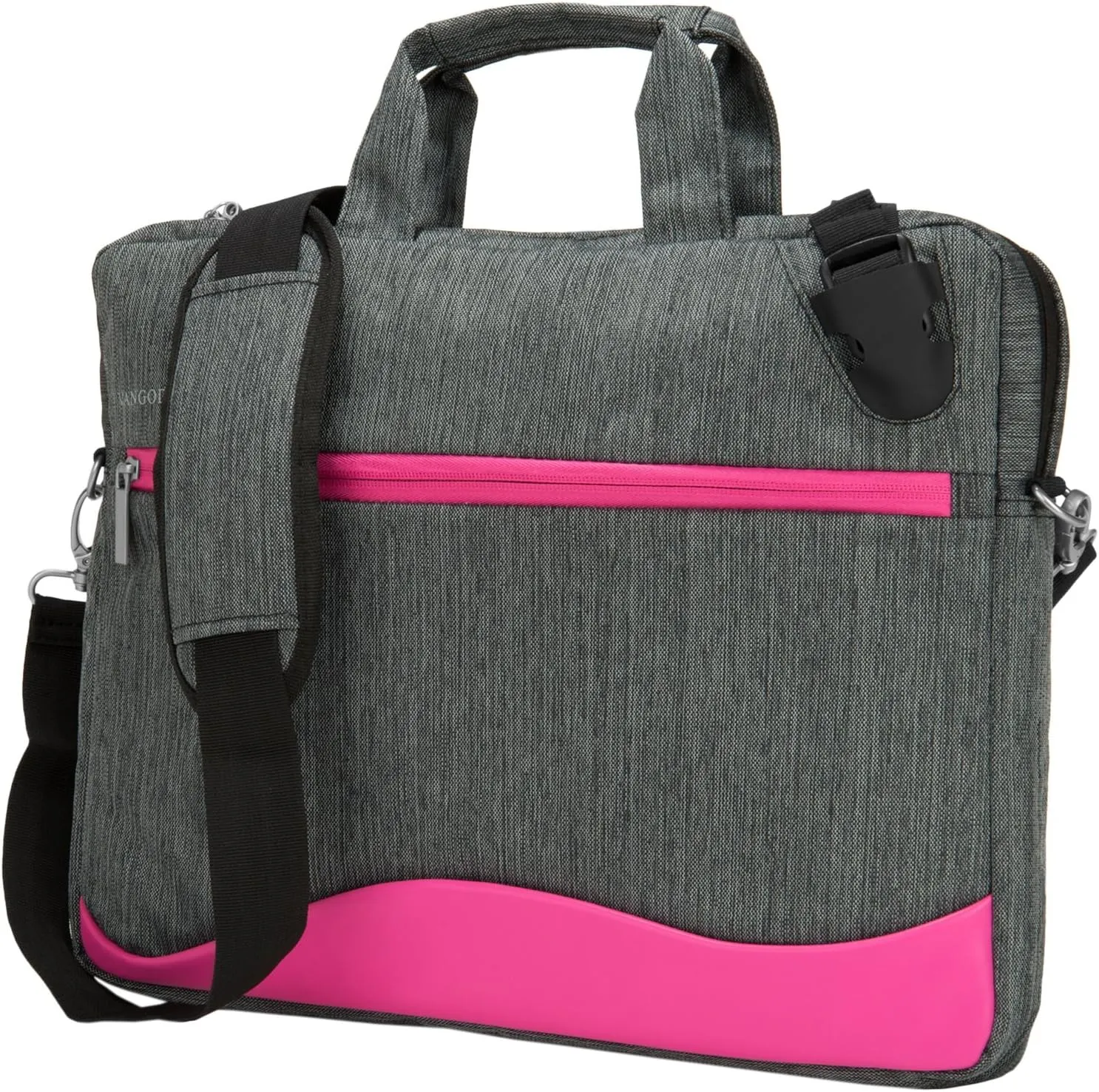 Smart Briefcase 15 in Laptop Carrying Case Bag with Front Pocket for MacBook Pro M2 M1, Acer Swift, HP Victus, Acer Predator