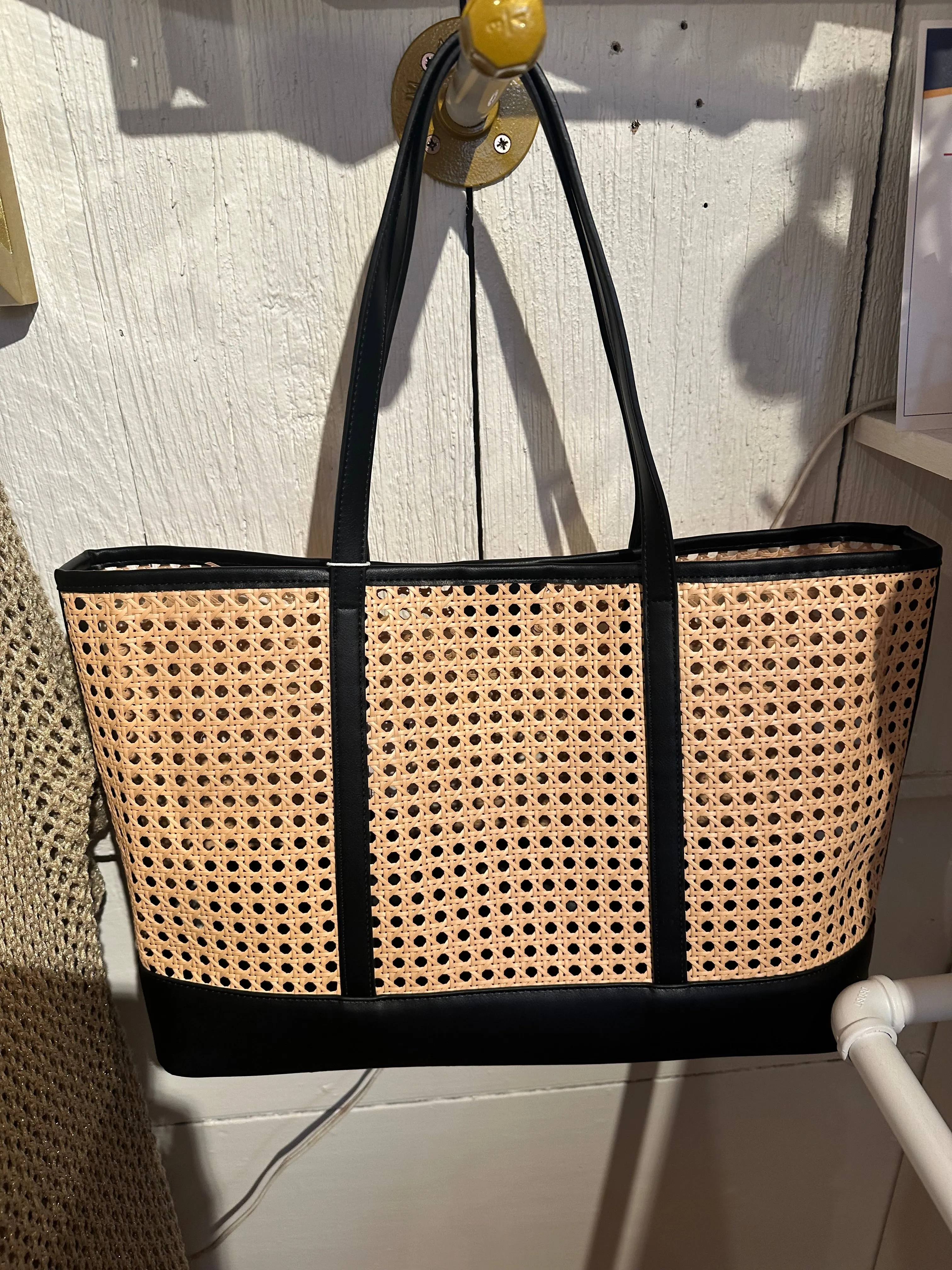 soleil black tote