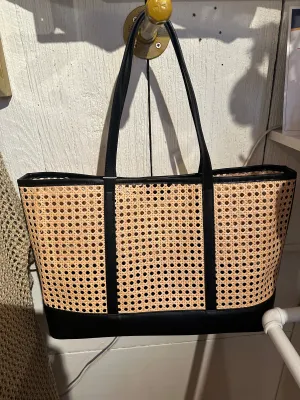 soleil black tote