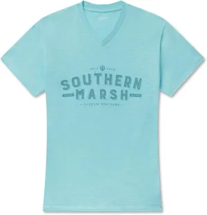 Southern Marsh Danielle V Neck Tee - Slub