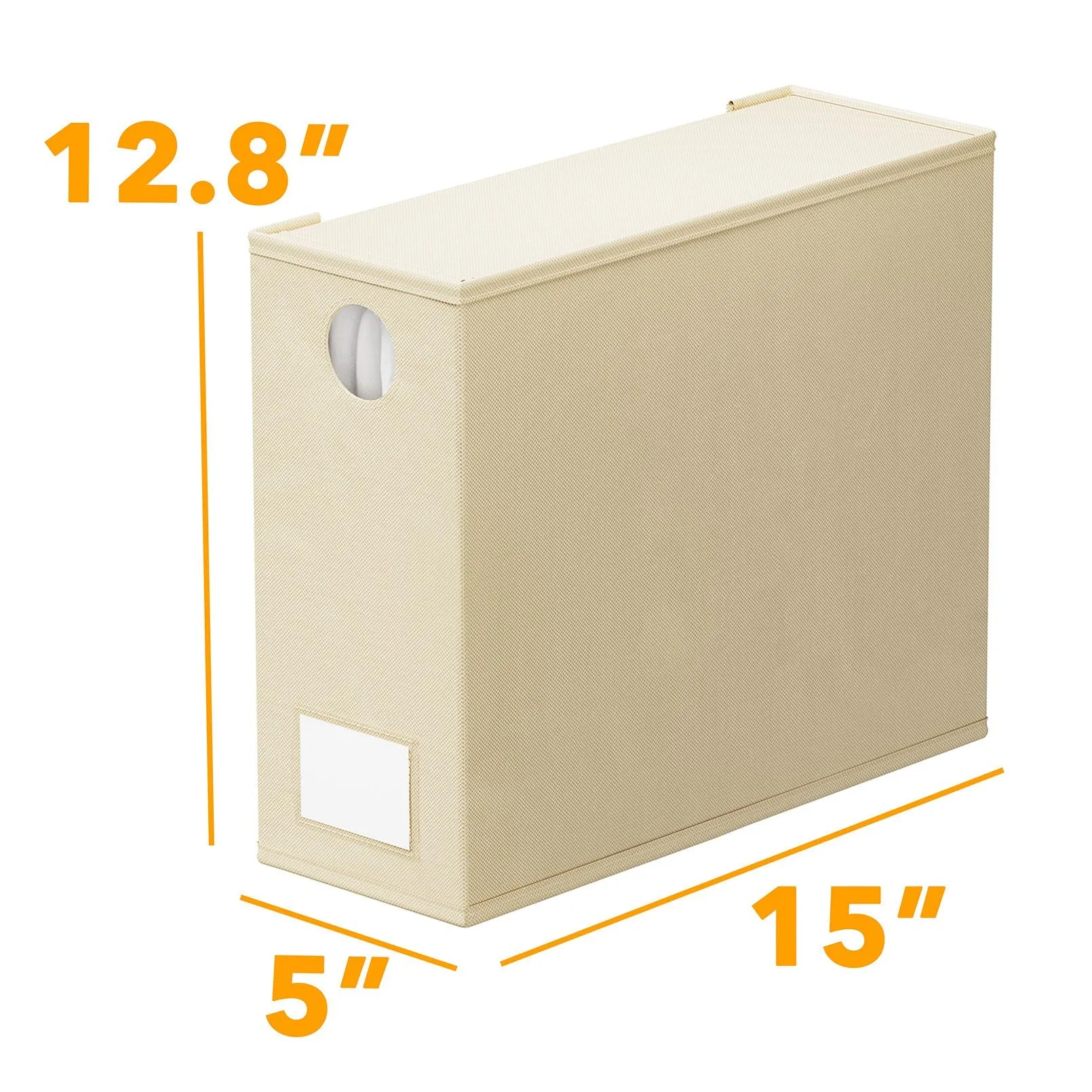 SpaceAid 8 Pack Bed Sheet Organizer and Storage Folder Sheet Organizer in Beige