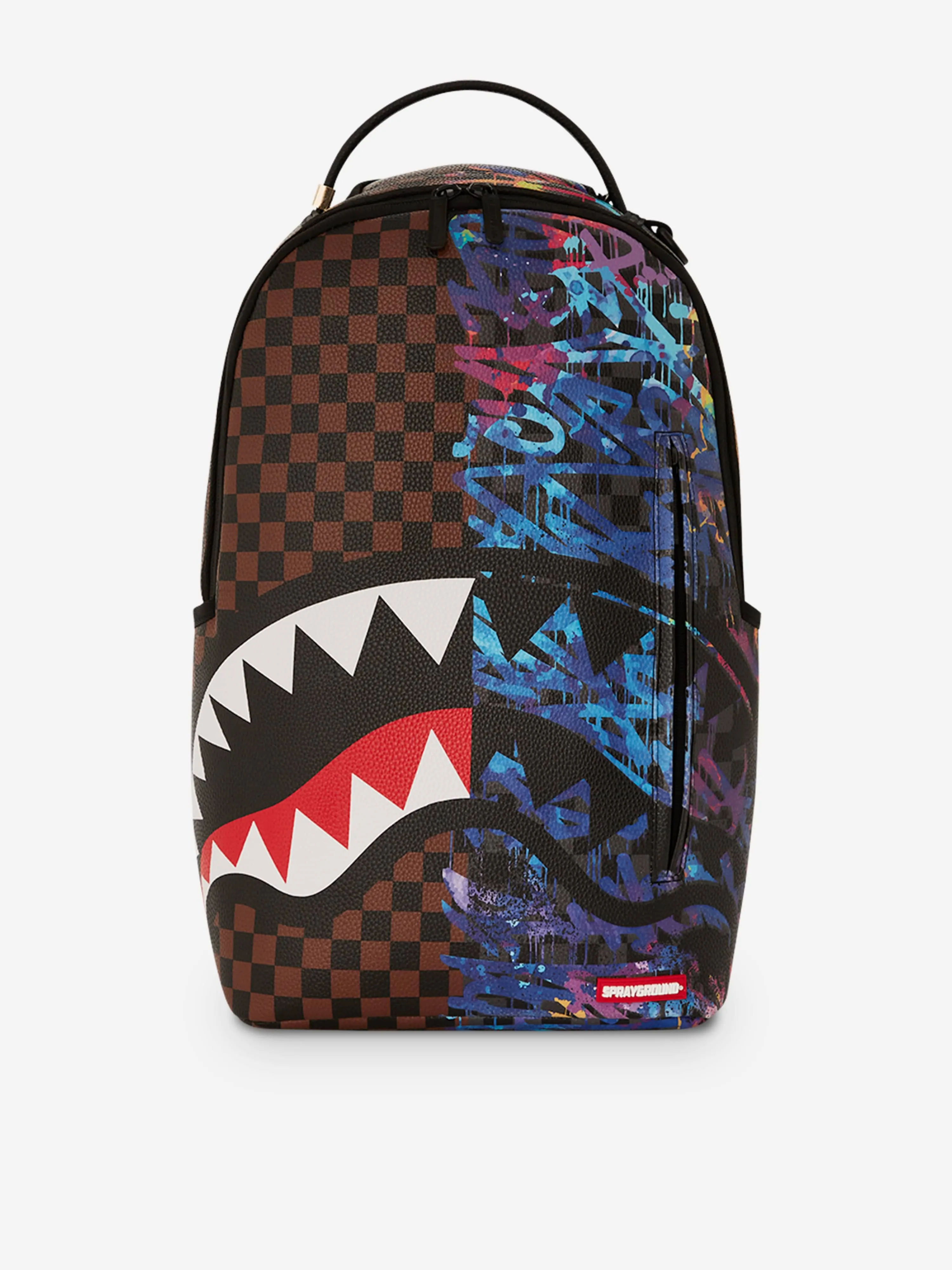 Sprayground Kids Sharks In Stickers Backpack in Multicolour (46cm)