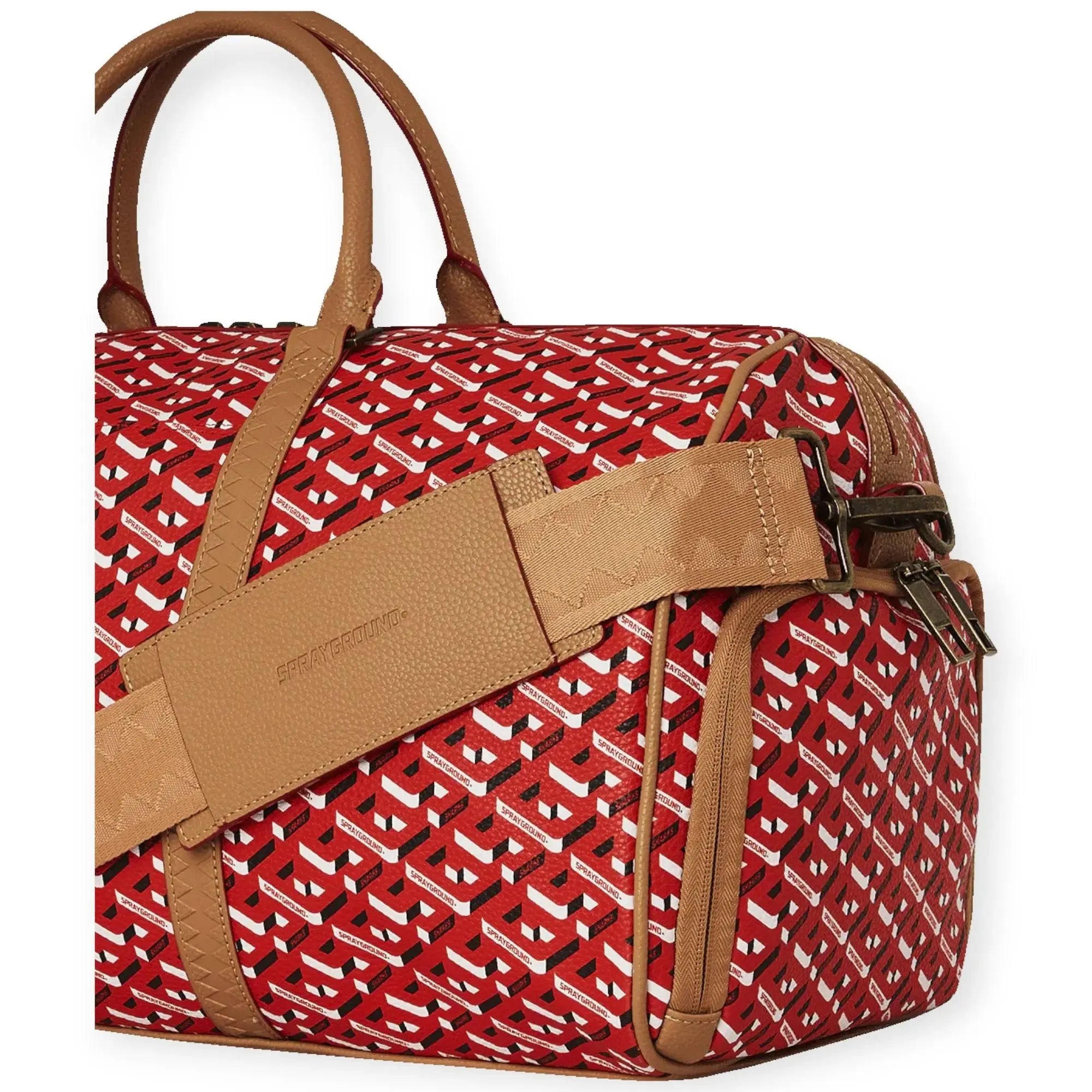 SprayGround Men 3DSG CONCORDE DUFFLE (Red)
