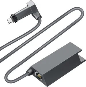 Starlink Ethernet Adapter for Starlink Rectangle Dish Satellite Internet V2, Starlink to RJ45 Gigabit Ethernet Adapter Fast & Stable Network Connection for Starlink Actuated Gen 2
