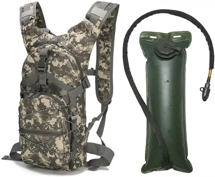 Stay Hydrated on The Trail: 3L Hydration Backpack 6-ACU Digital Bag
