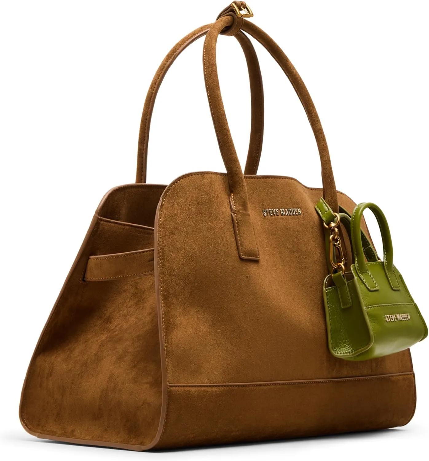 Steve Madden Harlii Faux Suede Satchel