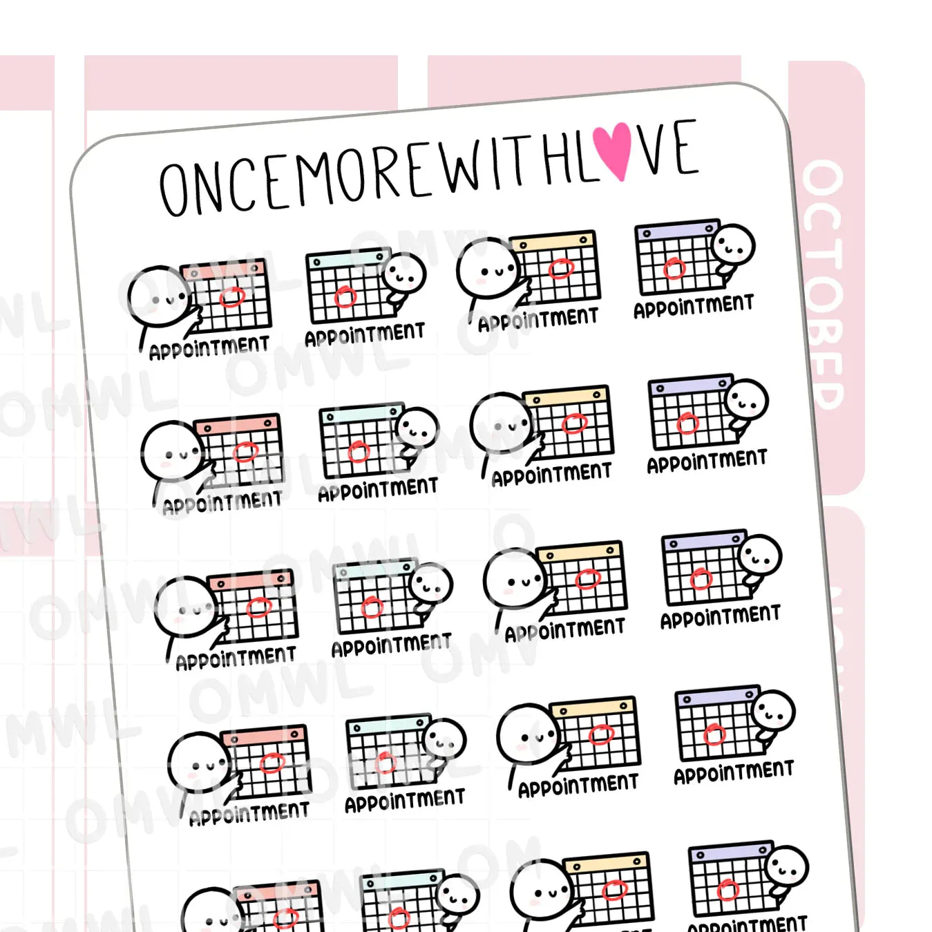 Sticker Sheets: Appointment
