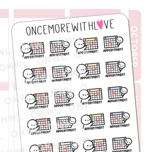 Sticker Sheets: Appointment