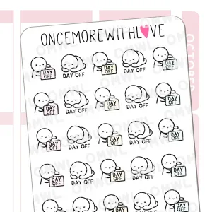 Sticker Sheets: Day Off 2.0