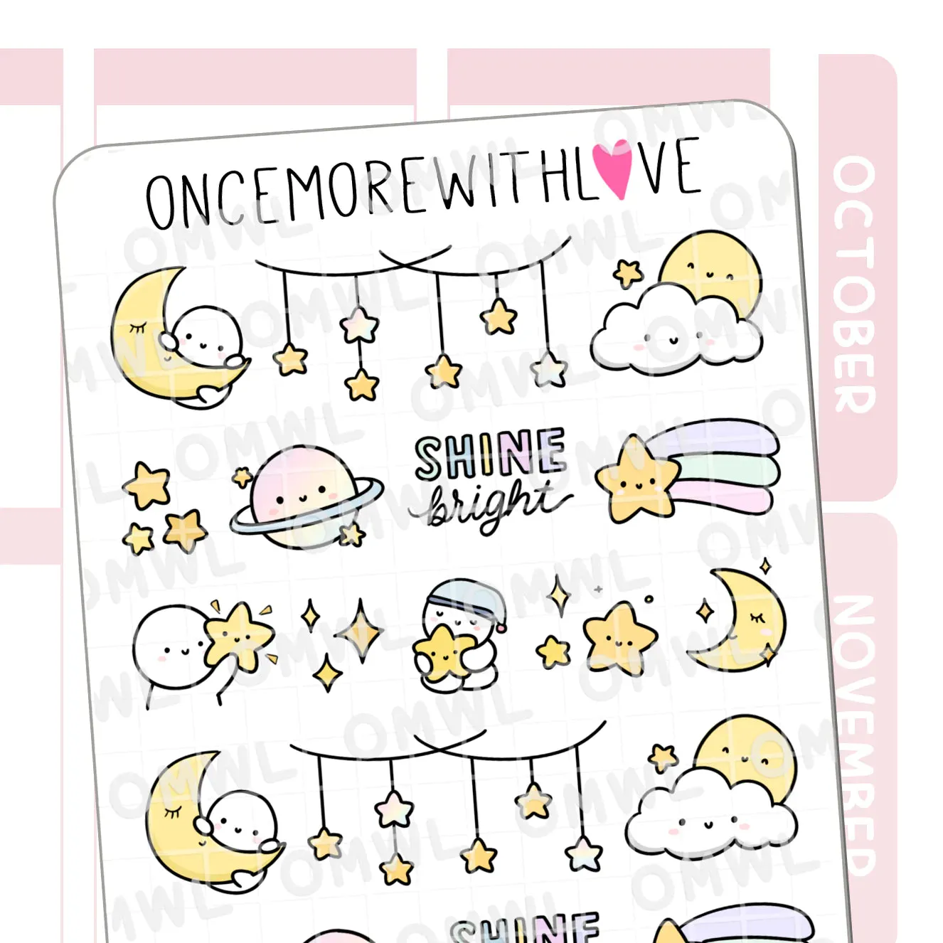 Sticker Sheets: Doodles | Twinkle Twinkle Little Star