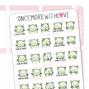 Sticker Sheets: Goblin Mode