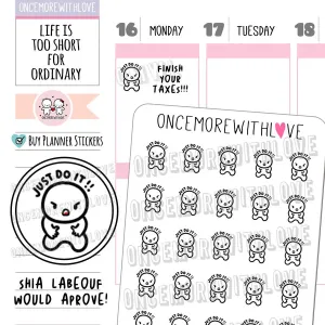 Sticker Sheets: Just Do It! Munchkin