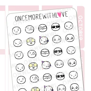Sticker Sheets: Munchkin Emojis | Pt. 4