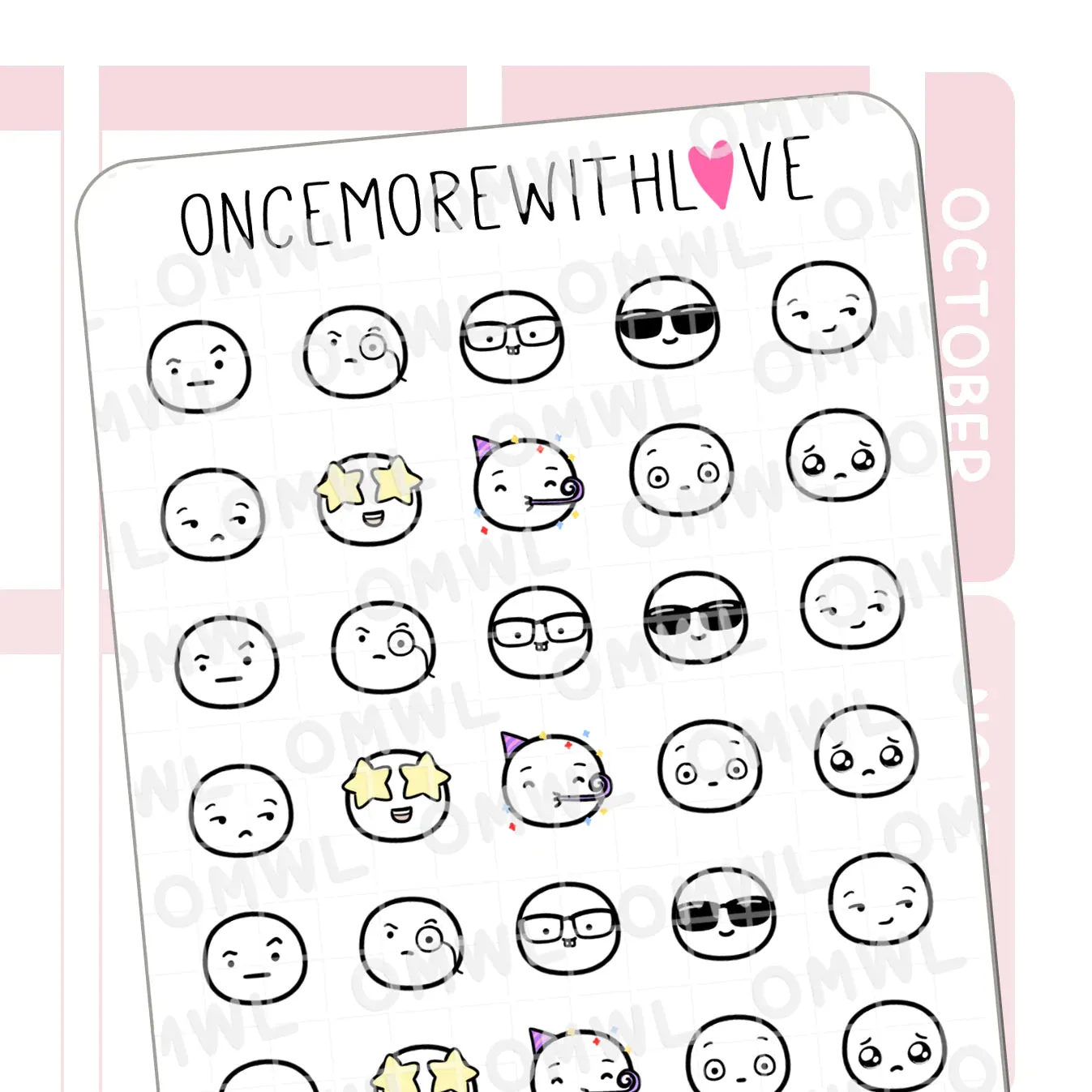 Sticker Sheets: Munchkin Emojis | Pt. 4