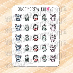 Sticker Sheets: Ohana Means Family