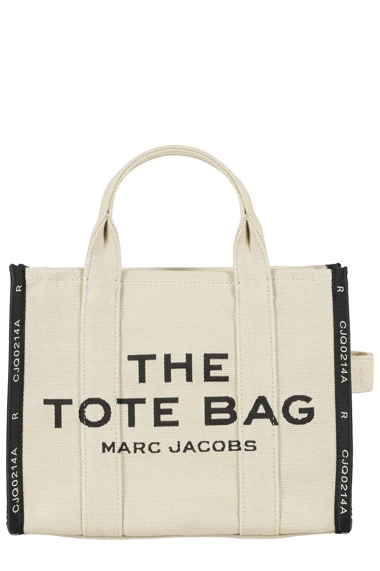 Structured Jacquard Medium Tote With Removable Strap