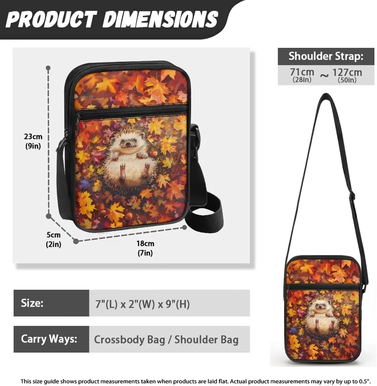 Suobstales Crossbody Bag Sling Purse for Women Men Mini Shoulder Bag Messenger Bag Fanny Back Pack Travel Passport Wallet Bag