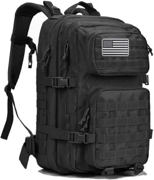 Tactical Backpack, 3 Day Assault Pack Molle Bug Out Bag 42L Military Backpack for Hiking Camping Trekking Hunting