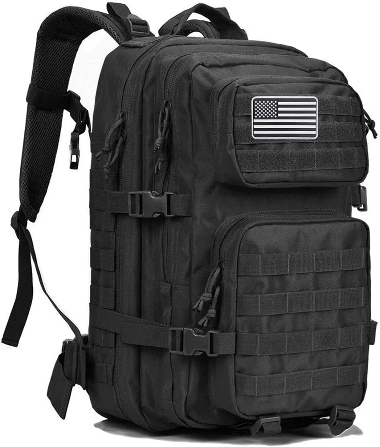 Tactical Backpack, 3 Day Assault Pack Molle Bug Out Bag 42L Military Backpack for Hiking Camping Trekking Hunting