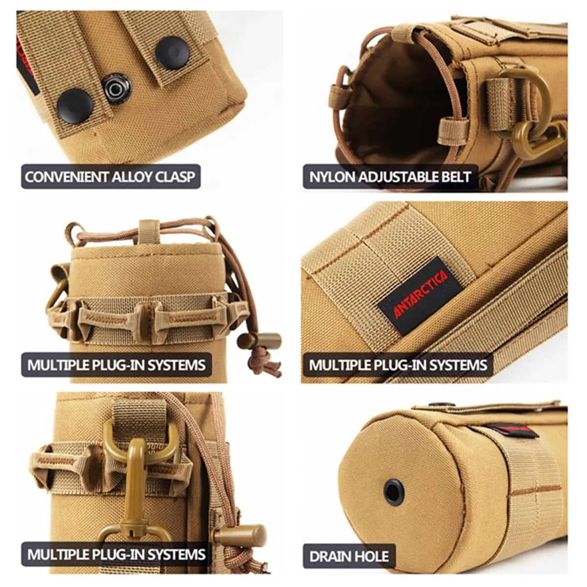 Tactical Desert Sport Kettle Pack Hydration Carrier with Additional Features