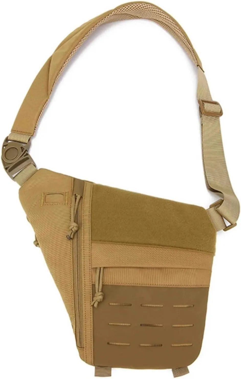 Tactical Shoulder Chest Bag Personal Pocket Pack for Men Crossbody Sling Daypack Anti-Thief Conceal Carry gun Bag