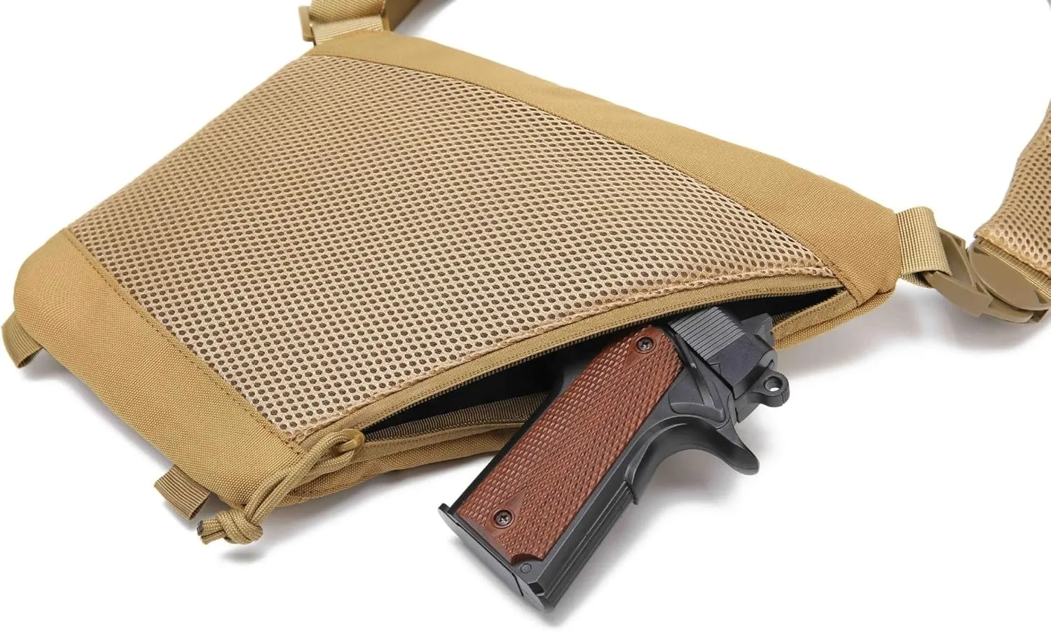 Tactical Shoulder Chest Bag Personal Pocket Pack for Men Crossbody Sling Daypack Anti-Thief Conceal Carry gun Bag