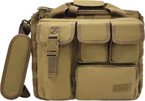 TaktZeit Military Briefcase 15.6Inch Tactical Laptop Messenger Bag Laptop for Hiking, Cycling, Camping and Daily Use