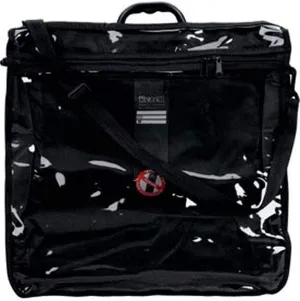 Tallit Tote Bag Rain Proof Black with Carry Handle Clear Front Medium 15" x 12"