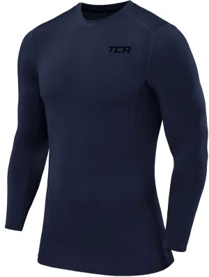 TCA Men and Boys' Long Sleeve Compression Shirt, Athletic Workout Sports Undershirt Base Layer Top