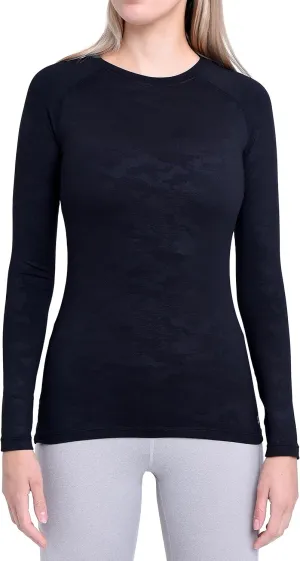 TCA Super Thermal Long Sleeve Women Running, Ski Base Layer - Compression Shirts Woman, Workout Tops for Women