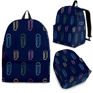 Teacher Paper Clips Backpack