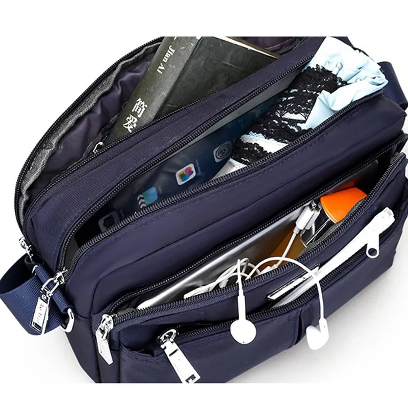 Teagan | Water-Resistant Multi-Compartment Crossbody Messenger Bag