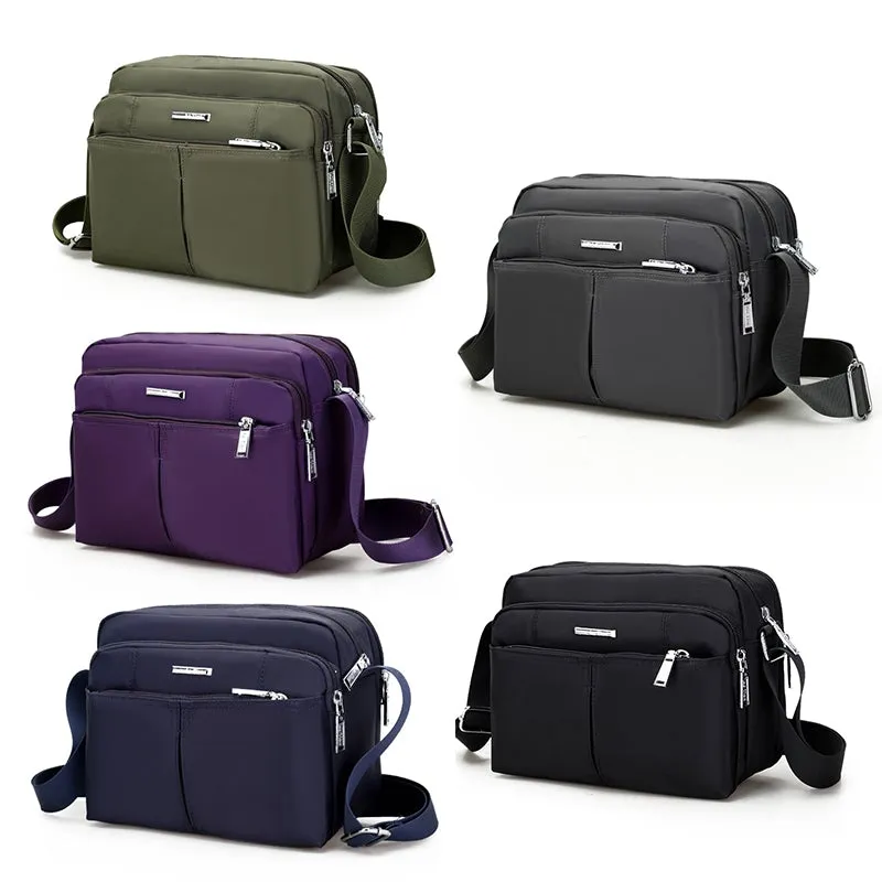 Teagan | Water-Resistant Multi-Compartment Crossbody Messenger Bag