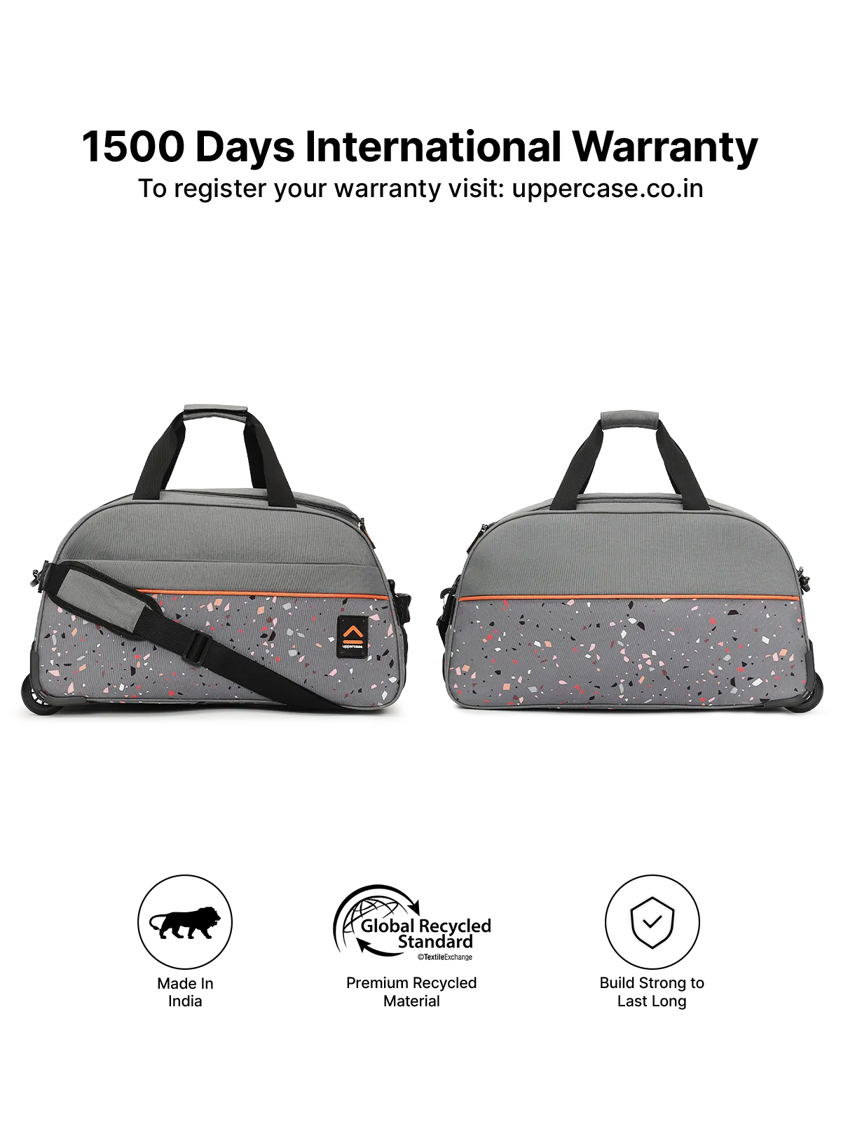 Terra Grey Large Duffle