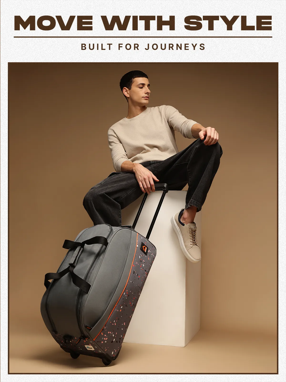 Terra Grey Large Duffle