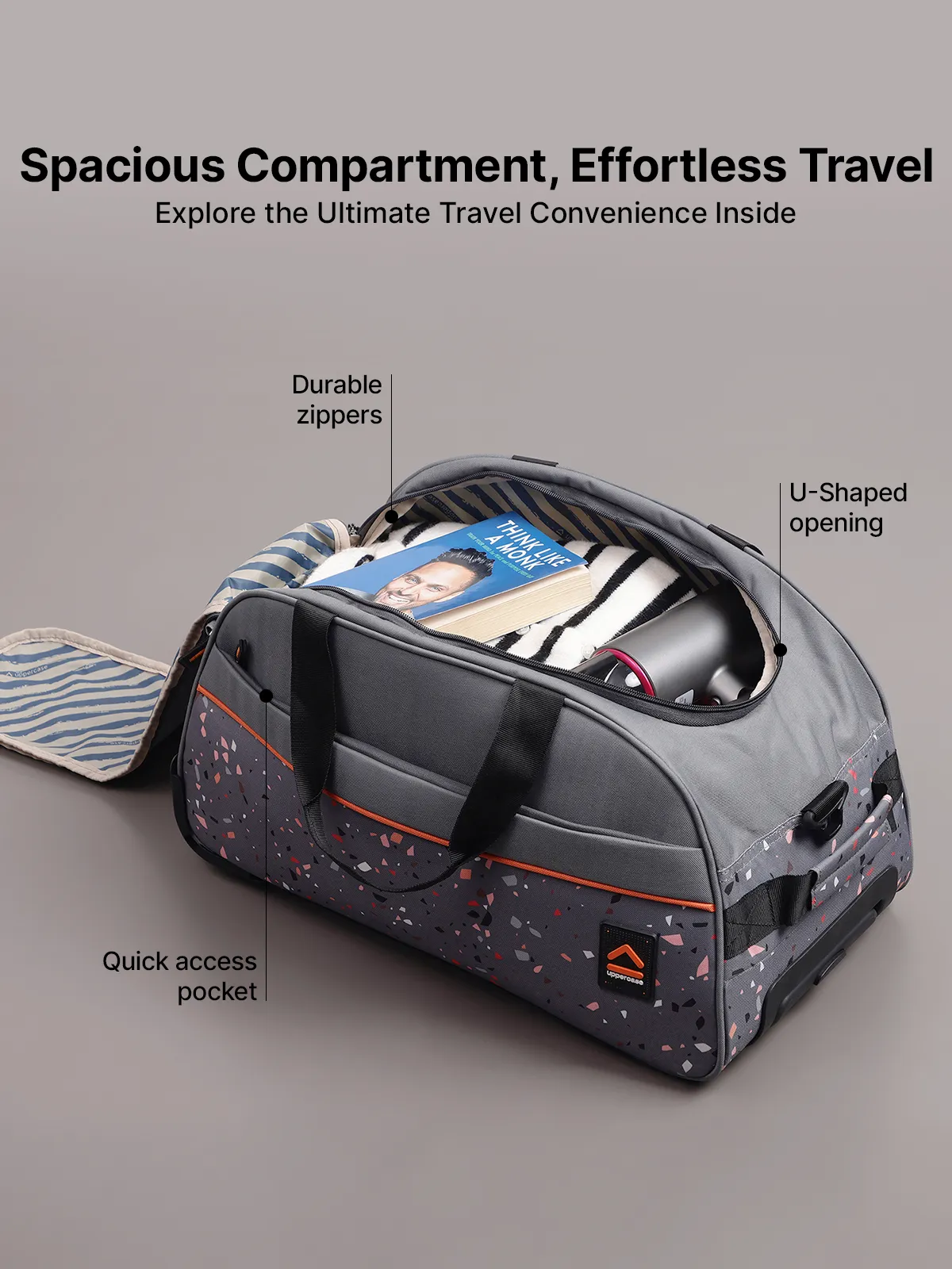 Terra Grey Large Duffle