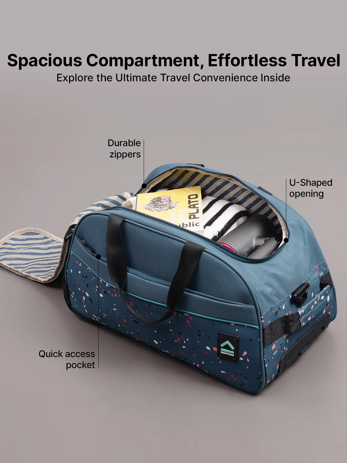 Terra Teal Small Duffle