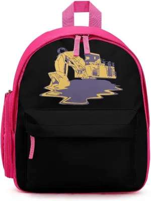 The Excavator Melt Laptop Backpack Lightweight 12.6 Inch Travel Daypacks for Travel Work