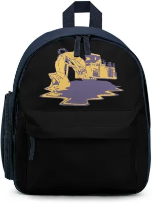 The Excavator Melt Laptop Backpack Lightweight 12.6 Inch Travel Daypacks for Travel Work