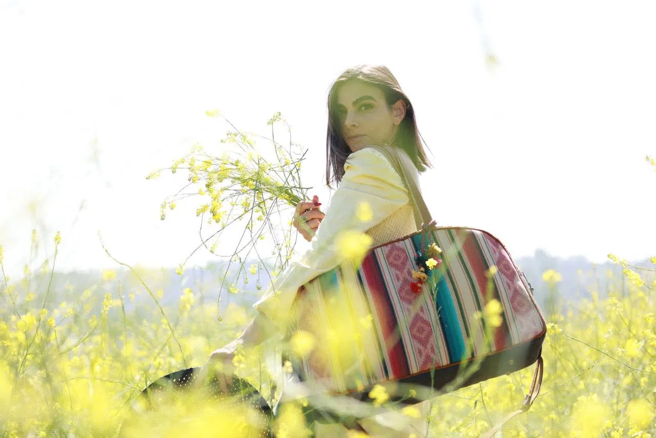 The Southwest Sarape Overnight Weekend or Large Project Bag