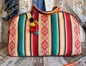 The Southwest Sarape Overnight Weekend or Large Project Bag